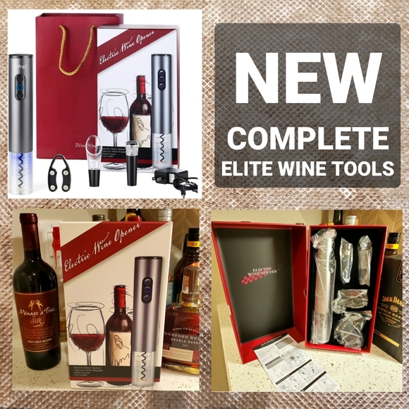 NEW Electric Wine Opener and Accessories - Picture 5 of 7